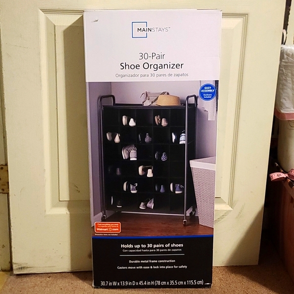 Mainstays 30-pair shoe organizer - Picture 1 of 3